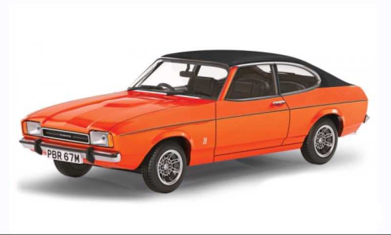 Schaalmodel Ford Capri Mk Ii 3.0 Ghia Automatic, Rood, Rhd, 1974 1/43