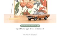 Opel Manta 1970 , Bronce metallic