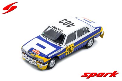 PEUGEOT 504 NR. 403 WINNAAR CODASUR RALLYE 1979 J.