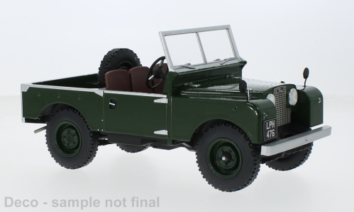 Land Rover Series I, donker groen, 1957