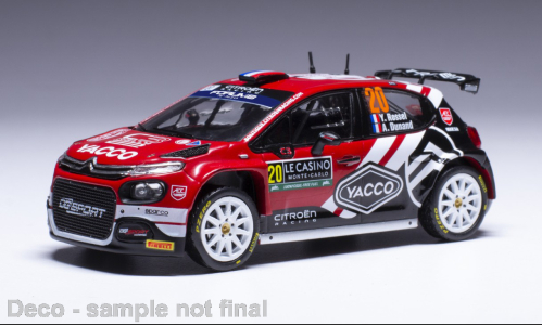 Citroen C3 Rally 2, No.20, WRC, Rallye Monte Carlo