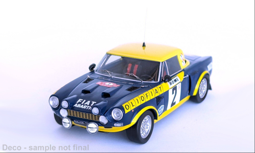 Fiat 124 Abarth Rallye, No.2, Olio Fiat, Rallye WM