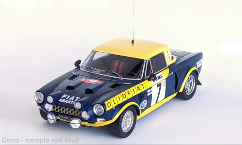 Fiat 124 Abarth Rallye, No.7, Olio Fiat, Rallye WM