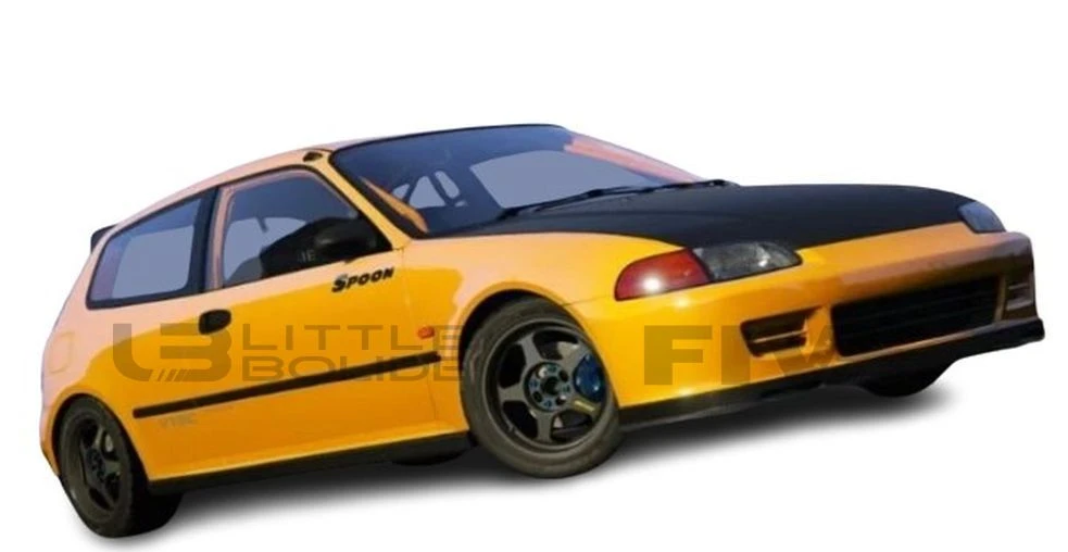 Honda Civic (EG6) Spoon version, geel 1991