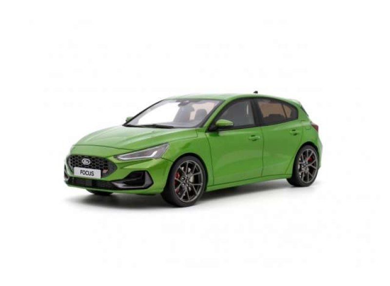 Schaalmodel Ford Focus Mk5 St Phase 2 2022 Mean Green 1/18