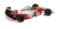 McLaren Ford MP4/8 Ayrton Senna Winner European GP 1993 with flag, Dirty Version