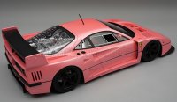 FERRARI - F40 LM PRESS VERSION 1996 - WITH 5 SPOKE BLACK RIMS - PINK MET