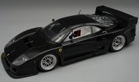 FERRARI - F40 LM PRESS VERSION 1996 - WITH ENKEI SILVER RIMS - GLOSS BLACK