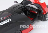 Ferrari LaFerrari TEST 2012 Apribile Diecast Rosso Corsa 322 E Nero Opaco EXCLUSIVE BBR