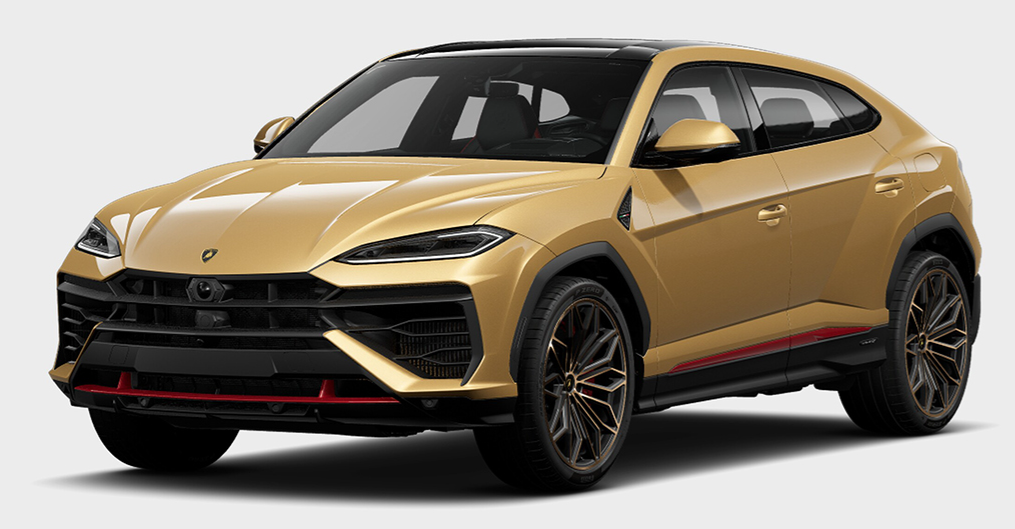 Lamborghini Urus SE Oro Elios with Shiny Black Roo