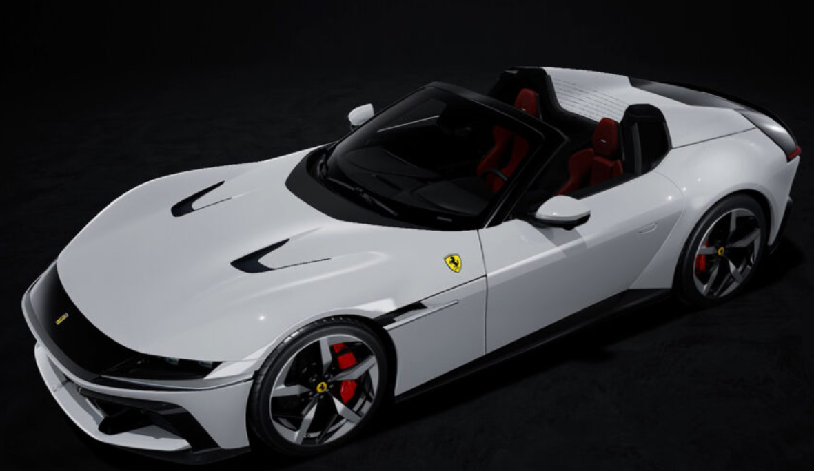 Ferrari 12 Cilindri Spider Bianco Artico