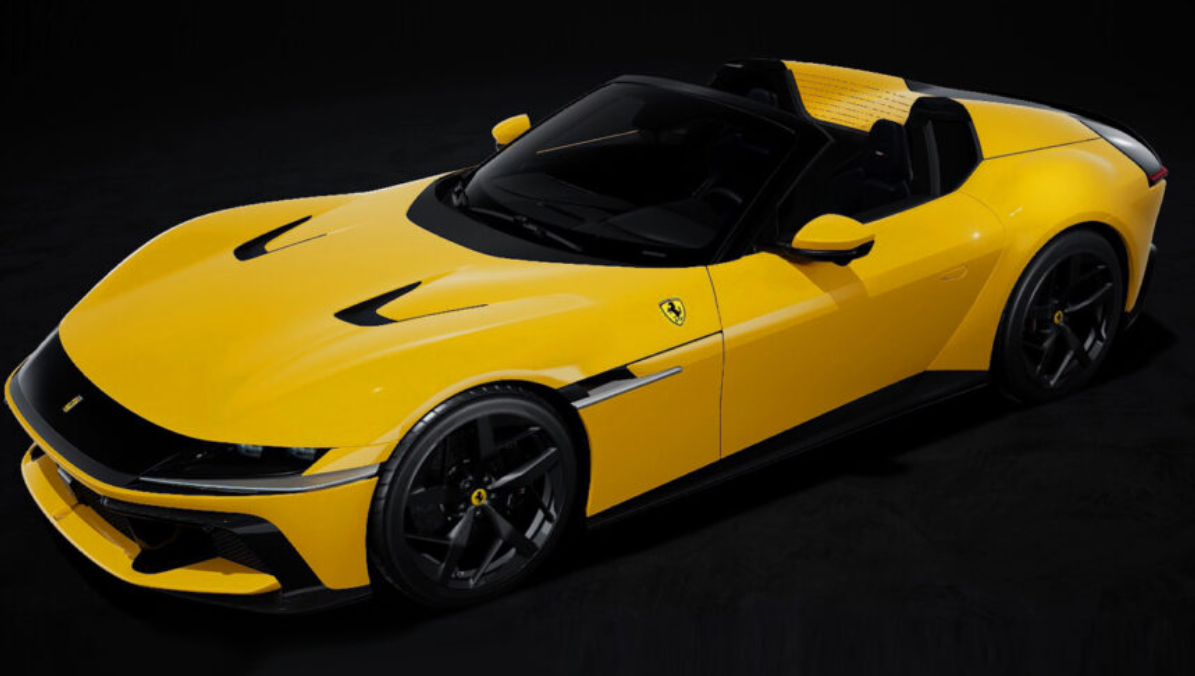 Ferrari 12 Cilindri Spider Giallo Tristrato