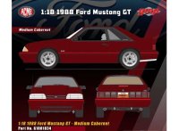 Ford Mustang GT, medium cabernet 1988