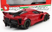 FERRARI - FXX-K EVO HYBRID 6.3 V12 1050hp 2018 - EXCLUSIVE CARMODEL - ROSSO FUOCO - MET ROUGE