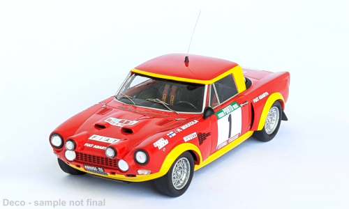 Fiat 124 Abarth Rallye, No.1, Rallye WM, Rallye Po