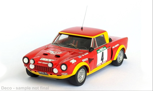 Fiat 124 Abarth Rallye, No.4, Rallye WM, Rallye Po