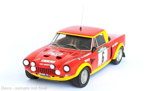 Fiat 124 Abarth Rallye, No.6, Rallye WM, Rallye Po