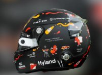 Helmet Valtteri Bottas - Stake F1 Team Kick Sauber GP Australia 2024