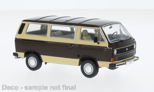 VW T3 Caravelle, bruin/beige, 1981