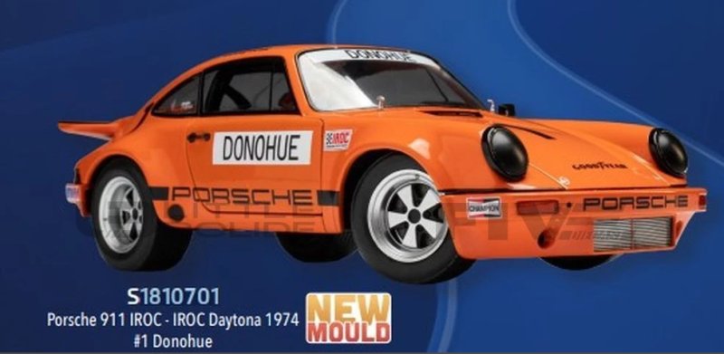 Schaalmodel Porsche 911 Iroc Orange #1 Donohue Iroc Daytona 1974 1/18