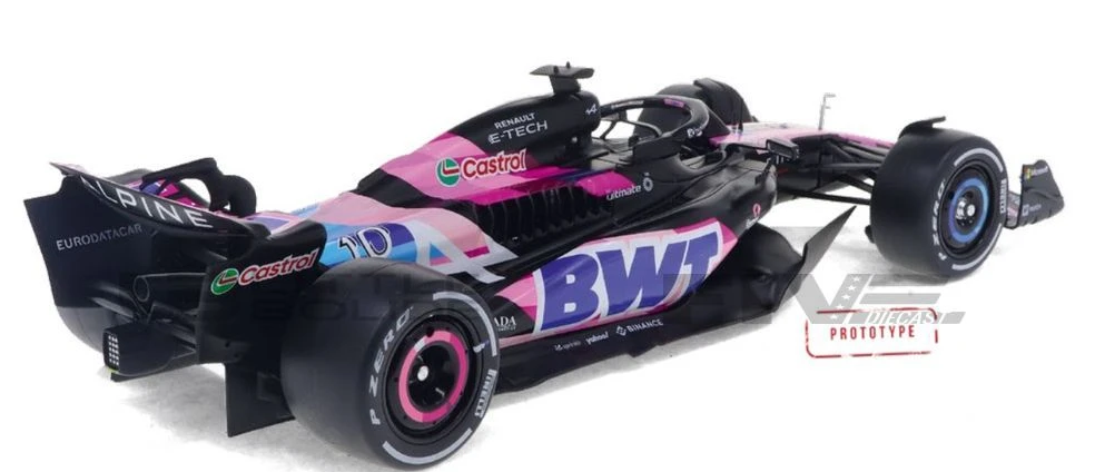 ALPINE A524 PRESENTATION PINK P.GASLY 2024