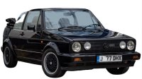 VOLKSWAGEN GOLF MKI CONVERTIBLE SPORTLINE BLACK 1992