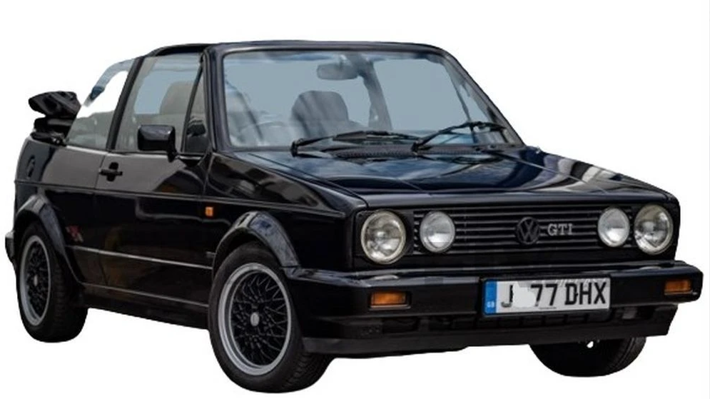 VOLKSWAGEN GOLF MKI CONVERTIBLE SPORTLINE BLACK 19