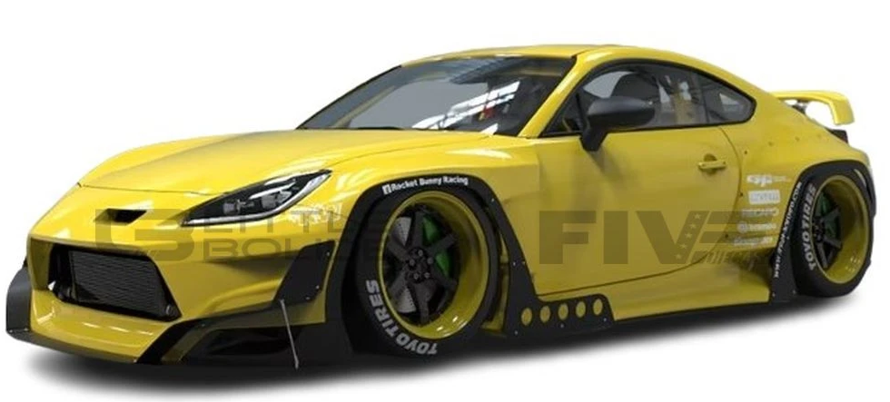 TOYOTA GR86 ROCKET BUNNY YELLOW 2022