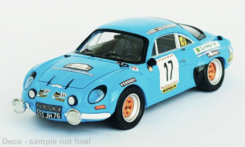 Alpine Renault A110, No.17, Rallye Ypres, M.Nusbau