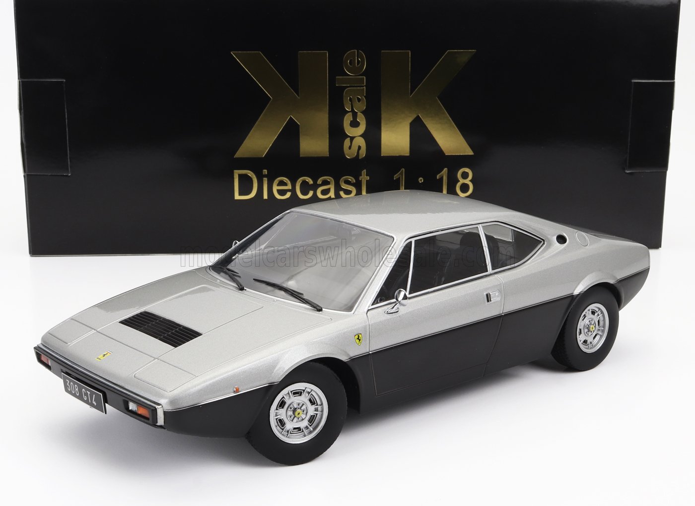 FERRARI - DINO 308 GT4 1974 - SILVER BLACK