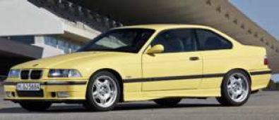 BMW E36 COUPÉ M3 YELLOW 1999