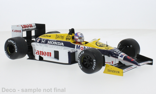 Williams FW11, No.5, Canon Williams Honda Team, Fo