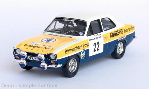 Ford Escort MK I RS 2000, RHD, No.22, Circuit of I