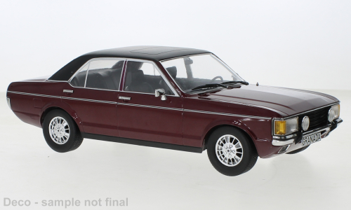 Ford Granada MK I, metallic-donkerrood/mat-zwart, 