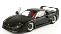 Ferrari F40 Matzwarte En BBR-Kyosho chaises rouges