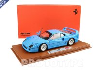 Ferrari F40 Bleu clair et roues BBR-Kyosho argentées