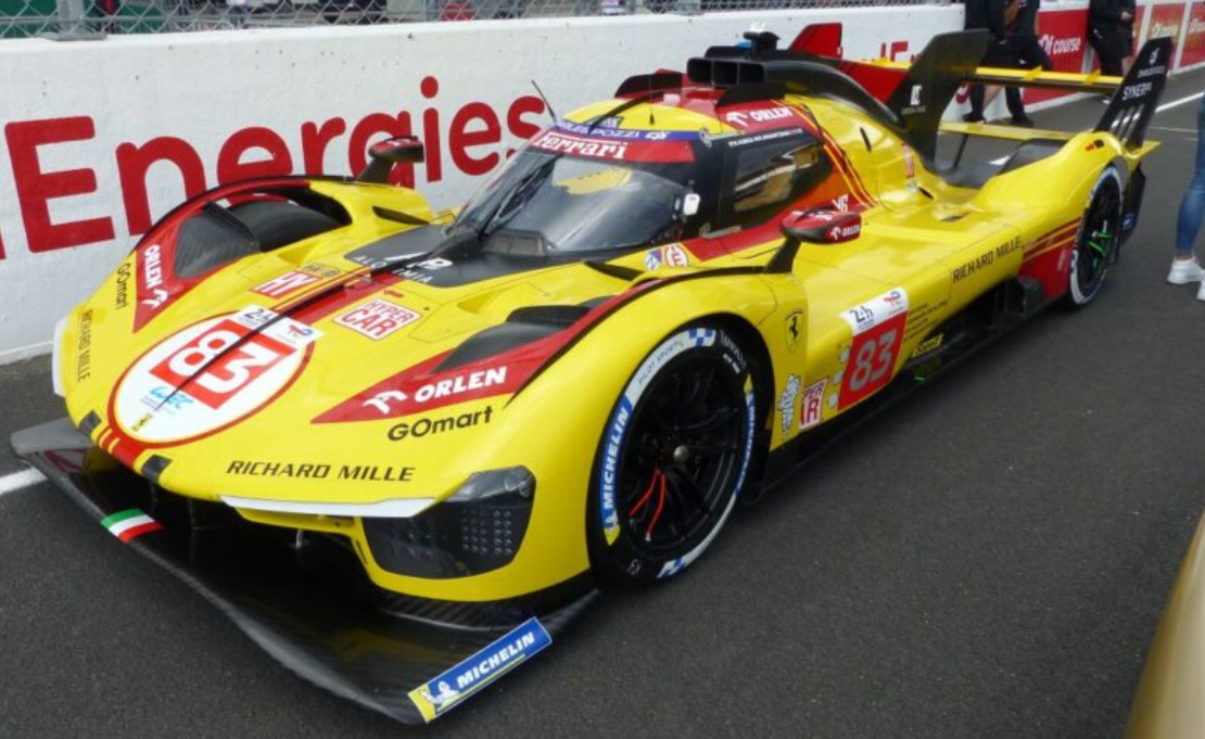 Ferrari 499P No.83 AF Corse Le Mans 24H 2024-Kubic