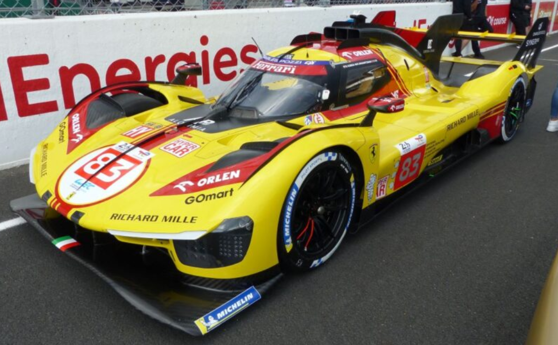 Ferrari 499P No.83 AF Corse Le Mans 24H 2024-Kubic