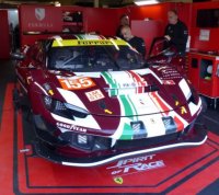 Ferrari 296 GT3 No.155-Spirit of Race Le Mans 24H 2024-J.Laursen /C. Laursen /Taylor