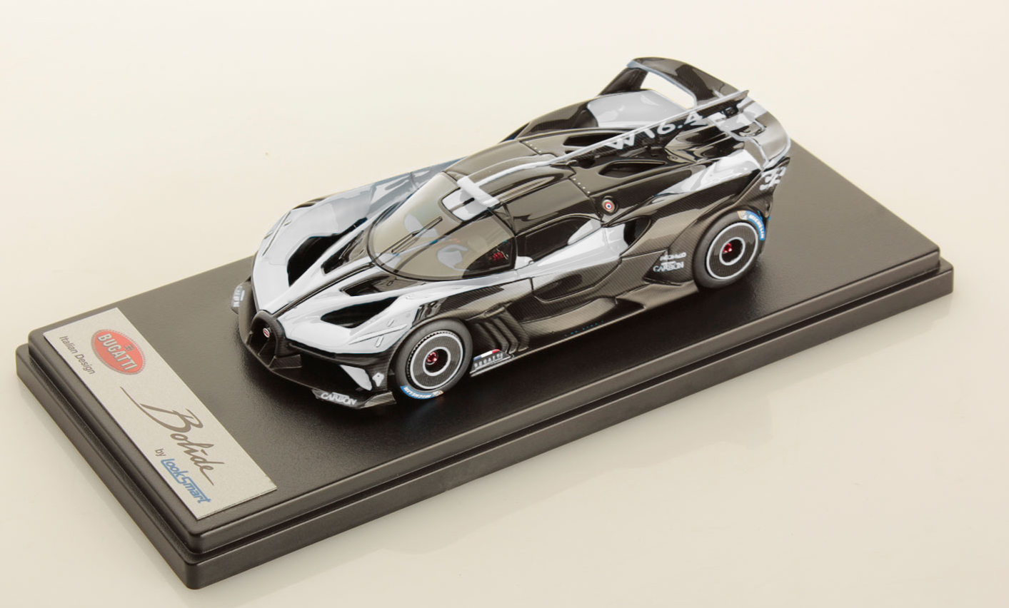 Modèle réduit Bugatti Bolide Quartz White 1/43 | Looksmart