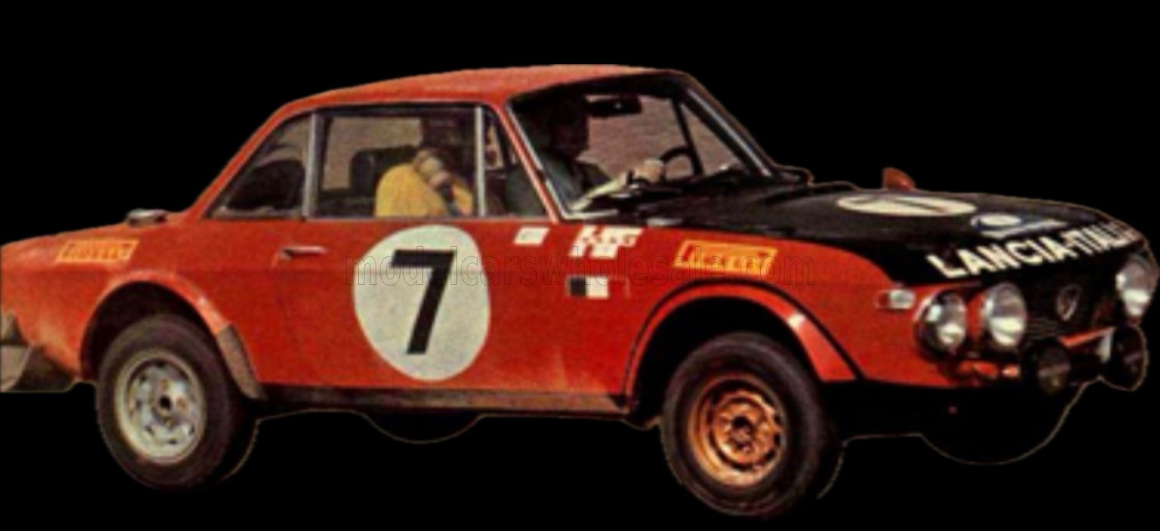 LANCIA - FULVIA HF 1600 COUPE N 7 2nd RALLY ACROPO