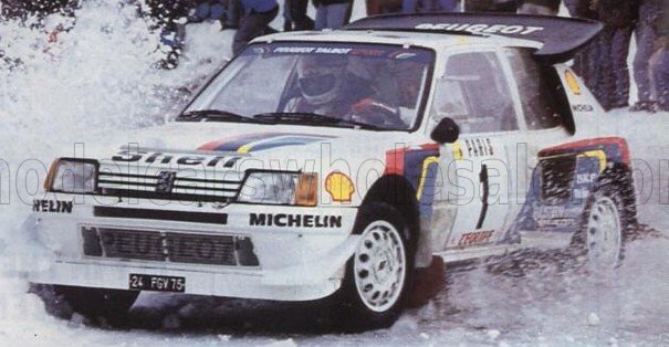 PEUGEOT - 205 TURBO 16 EVO2 N 1 2nd RALLY MONTECAR