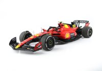 Ferrari SF-23 GP ITALIË Monza 2023 - Polifoam Verpakking Carlos Sainz Bestuurdersfiguur Met Helm Inbegrepen