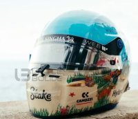 HELMET Valtteri Bottas Stake F1 Team Kick Sauber GP Monaco 2024