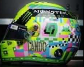 Helmet Lando Norris McLaren Formula 1 Team GP Engl