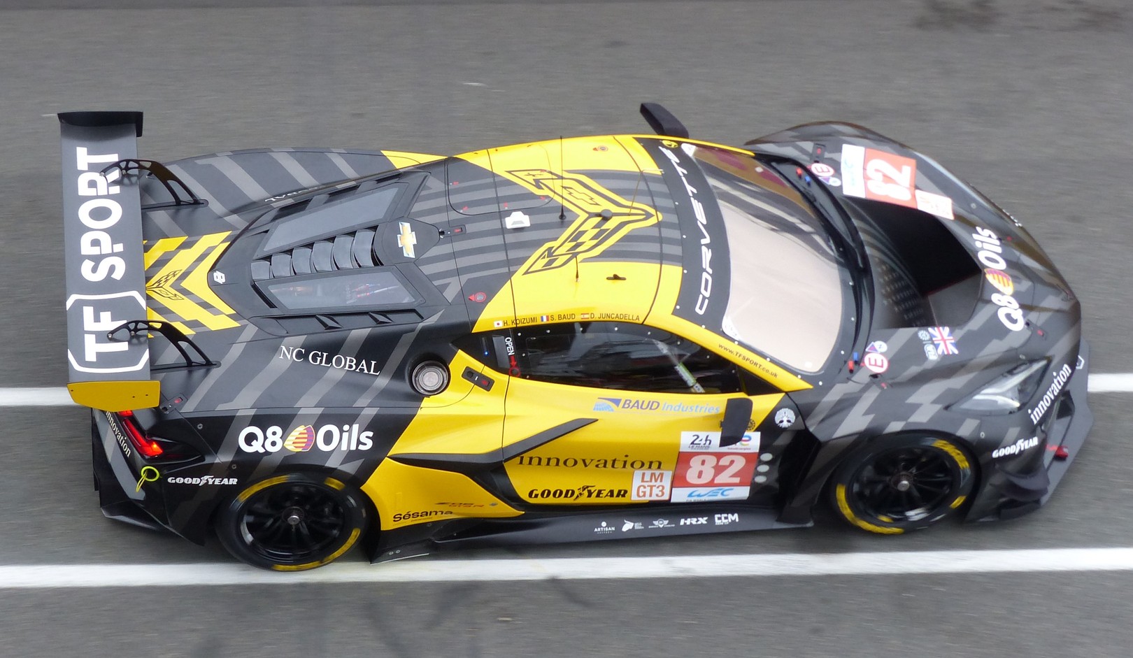 CORVETTE Z06 GT3.R NO.82 TF SPORT LE MANS 24H 2024