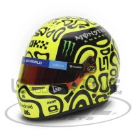 CASQUE F1 LANDO NORRIS - TEAM McLAREN 2024 - YELLOW BLACK