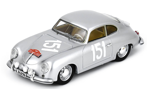 PORSCHE 356 1300 N°151 Rallye Monte Carlo 1955C.A