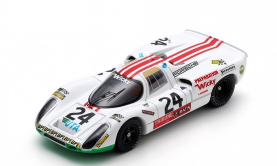 PORSCHE 907s N°24 18ème 24H Le Mans 1972 P. Matt