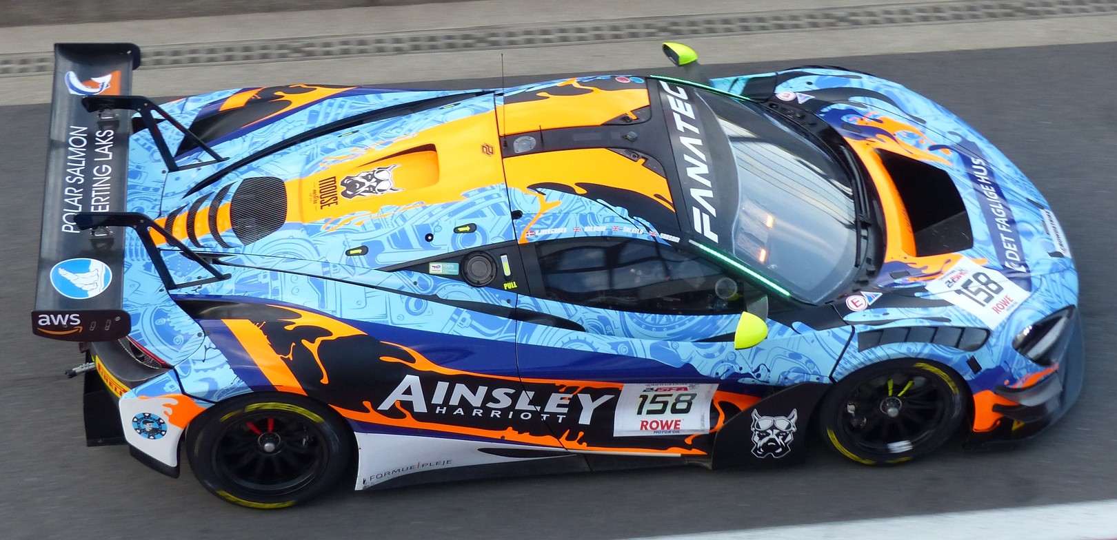 McLaren 720S GT3 EVO nr. 158 Garage 59 24H Spa 202